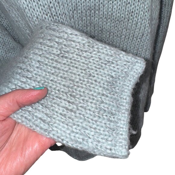 Wooden Ships Mint Green Soft Knit Sweater S/M /Mohair/Wool Blend Womens Casual - Picture 9 of 9